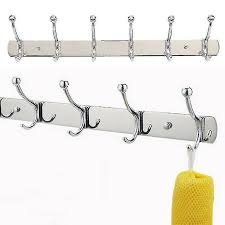 Stainless Steel 6 To 12 Hooks Coat Hat