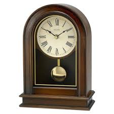 Best match ending newest most bids. Bulova Clocks B7467 Hardwick Decorative Battery Powered Wooden Desk And Table Top Pendulum Clock Walnut Target