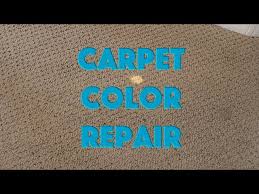 carpet color repair how to spot dye