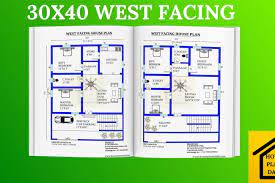 West Facing House Plans For 60x40 Site