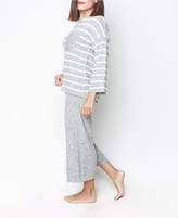 Mood Pajama Stylish Homewear Striped Capri Pajama Set