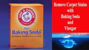 carpet stain removal with baking soda