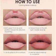 12pcs lip liner lip gloss set velvety