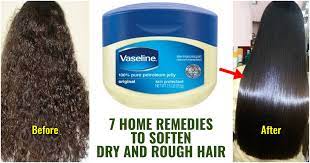to soften dry and rough hair