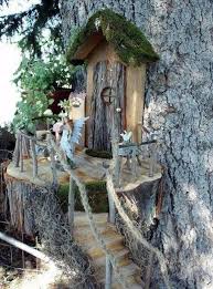30 Fairy Garden Houses Diy Tree Stump