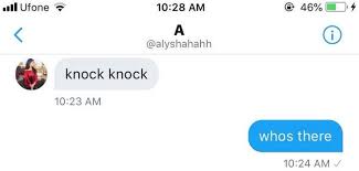 Also, you want them to have a great conversation with you and want to be around you. This Teen Pulled A Hilariously Cold Knock Knock Joke To Block A Guy Over Dm And We Are Inspired