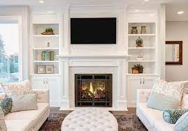 fireplace built ins small living rooms