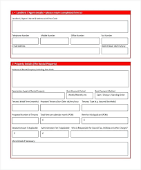 Commercial Rental Application Form Template Sample Lease Forms 9