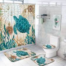 ikfashoni sea turtle bathroom sets