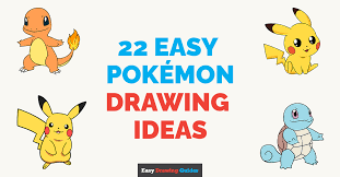22 easy pokémon drawing tutorials