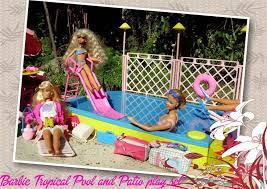 1986 Barbie Tropical Pool And Patio Set