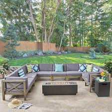 Lorelei Outdoor Sectional Sofa Set With