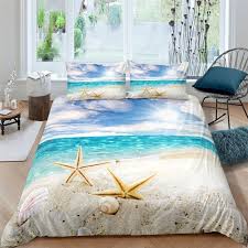Coastal Beach Bedding Set Full Size