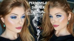 in makeup tutorial periwinkle