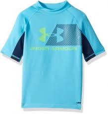 Under Armour Little Boys H20 Reveal Short Sleeve T Shirt Rashguard Alpine 4