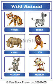 Wild Animal Chart