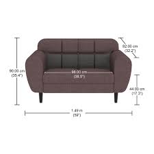 bobbin 2 seater sofa in magenta 8