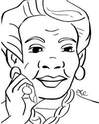 Maya angelou (black writers) coloring page this image file has a black and white portrait of ms. Maya Angelou Coloring Worksheets Teaching Resources Tpt