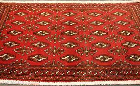 turkmen bukhara turkmen rug 105x56 cm