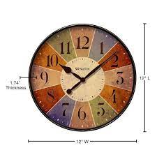Multicolor Novelty Wall Clock