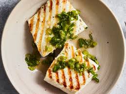 grilled pacific halibut with ginger