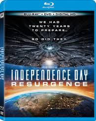 Two decades after the freak alien invasion that nearly destroyed mankind a new threat emerges. Independence Day Resurgence Blu Ray Release Date October 18 2016 Blu Ray Dvd