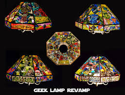 Faux Stained Glass Geek Light