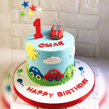 car theme cake doorstep cake