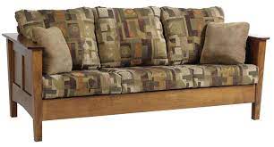 Amish Woodland Shaker Sofa Furniture