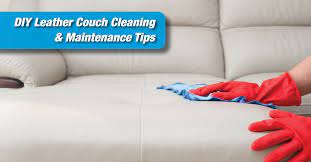 diy leather couch cleaning