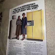 1979 general electric refrigerator ad