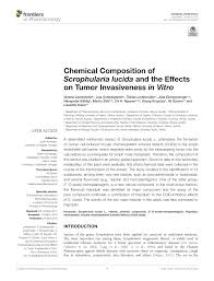 (PDF) Chemical Composition of Scrophularia lucida and the Effects ...