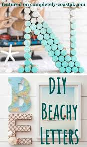 Read more about create a. 11 Diy Monogram Letter Ideas With A Coastal Beach Nautical Theme Beach Crafts Diy Beach Themed Room Diy Monogram Letters