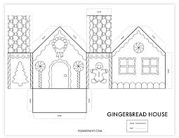 Free Printable 3d Gingerbread House