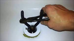 Tub Drain Removal without a Special Tool - YouTube