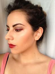 how to create a red eye makeup look