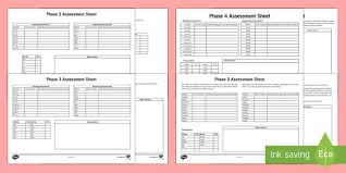 Phase 1 To 5 Phonics Letters And Sounds Assessment Pack