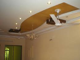 wooden ceiling design with ceiling fan