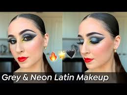 neon latin makeup tutorial