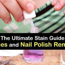 nail polish remover on your clothes