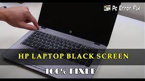 hp laptop screen goes black randomly
