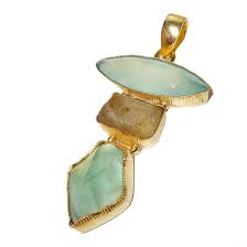 aqua chalcedony citrine fluorite l