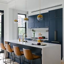 blue paint colors for kitchen cabinets