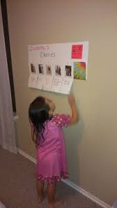 Preschool Chore Chart I Made For My Daughter Made From A