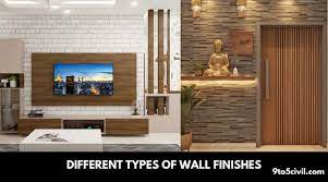 Diffe Types Of Wall Finishes