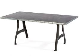 The Williamsburg Zinc Top Dining Table