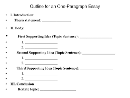 ppt three paragraph essay writing powerpoint presentation id  outline for an one paragraph essay
