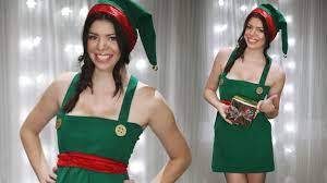 cute elf santa s helper costume hat