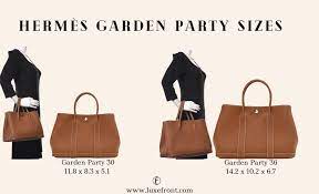 hermès garden party bag guide