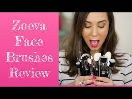zoeva makeup brushes review face